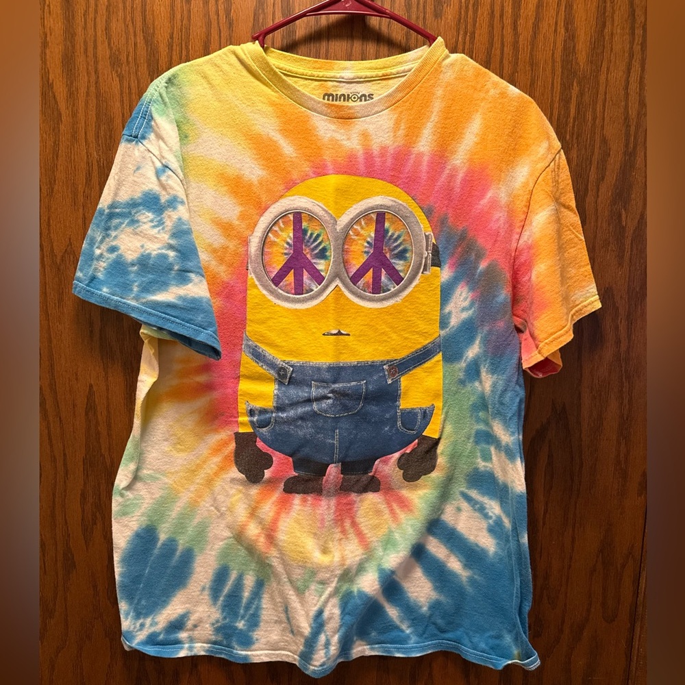 Tie-Dye Minions T-Shirt - Multicolor